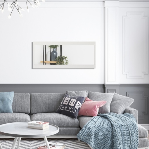 Oglinda de Perete, Minimal Reflection, UnicUtil, 44.8 x 18 x 105 cm, Alb, UUOGL03