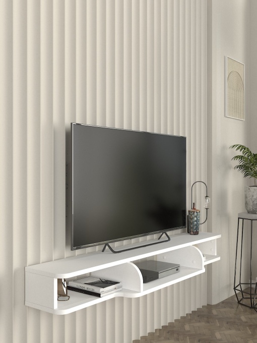 Comoda TV, Cozy Look, UnicUtil, Alb, UUTVU24
