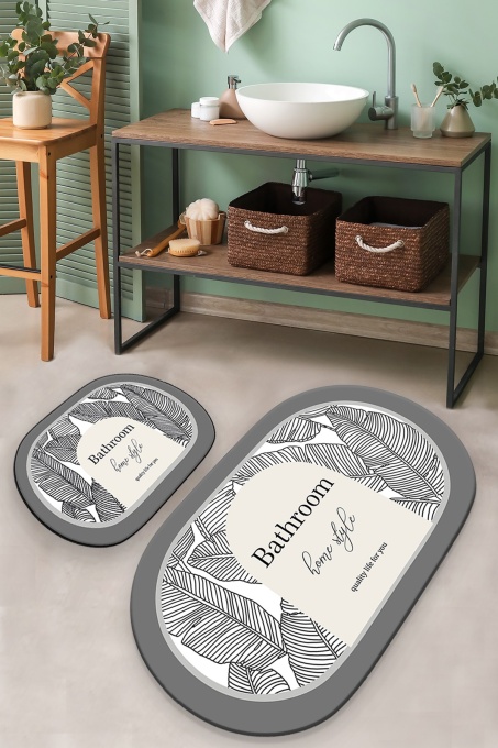 Set covorase baie 2 piese, Elegant Design, UnicUtil, Multicolor