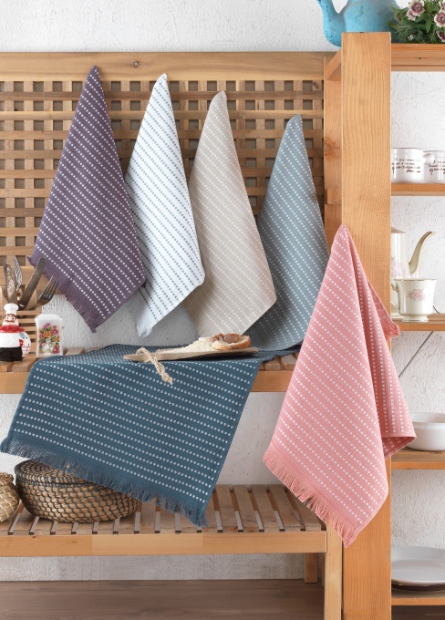 Set de prosoape 6 bucati, Elegant Design, UnicUtil, Multicolor