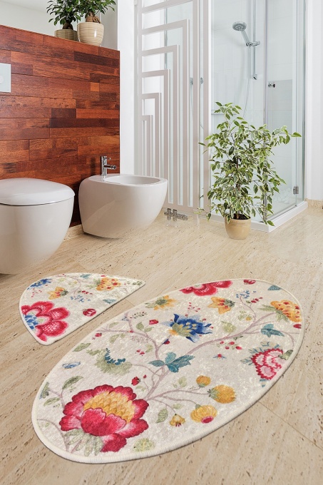 Set covorase baie 2 piese, Deluxe Soft, UnicUtil, Multicolor