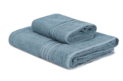 Set de prosoape 2 bucati, Comfort Plush, UnicUtil, Indigo Albastru