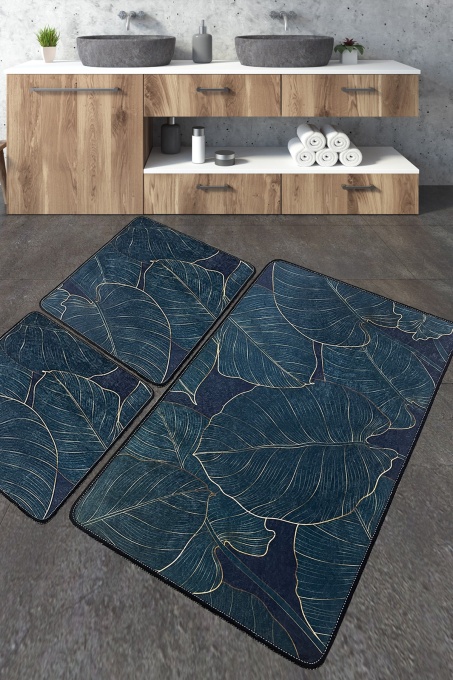 Set covorase baie 3 piese, Elegant Design, UnicUtil, Multicolor