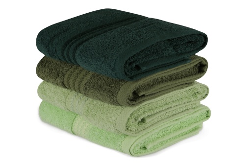 Set prosoape de mana 4 bucati, Sophisticated Texture, UnicUtil, Verde, Verde Deschis