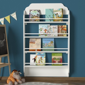 Biblioteca, Joy Organizer, UnicUtil, 80 x 12 x 132 cm, Alb, UUBIB38 - Img 1