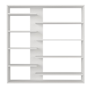 Biblioteca, Linear FlowPro, UnicUtil, 125 x 22 x 126 cm, Alb, UUBIB46 - Img 5