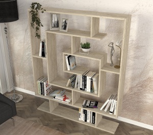 Biblioteca, Maze Chic, UnicUtil, 124.8 x 22 x 149.4 cm, Crem - Img 4