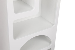 Biblioteca, Timeless Style, UnicUtil, 60 x 32 x 150 cm, Alb - Img 8