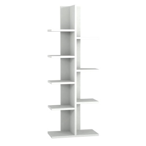 Biblioteca, Vertical Grace, UnicUtil, 45 x 21,4 x 112,8 cm, Alb, UUBIB17 - Img 5