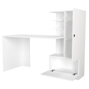 Birou, Smart Space, UnicUtil, 149.5 x 61.8 x 120 cm, Alb, UUDESK25 - Img 7
