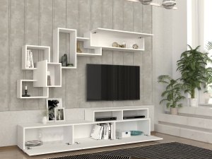 Comoda TV, Clean Aspect, UnicUtil, Alb - Img 4