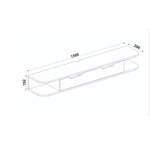 Comoda TV, Noble Frame, UnicUtil, Crem - Img 2