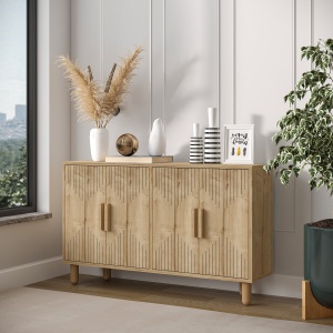 Consolă, Roger Saphire, UnicUtil, Stejar Safir, Lățime: 120 cm, Înălțime: 73,6 cm, Adâncime: 29,6 cm - Img 2
