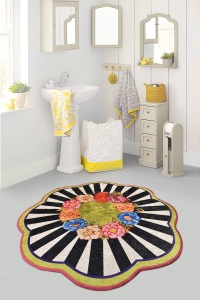 Covoras de baie, Deluxe Soft, 140 cm, UnicUtil, Multicolor - Img 1