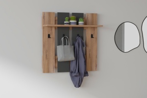 Cuier Elegant, Oak Ridge, UnicUtil, 70 x 70 x 18 cm, Nuc Gri - Img 1