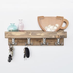 Cuier Elegant, Raft perete, Refined Build, UnicUtil, 40 x 11 x 11 cm, Nuc - Img 2