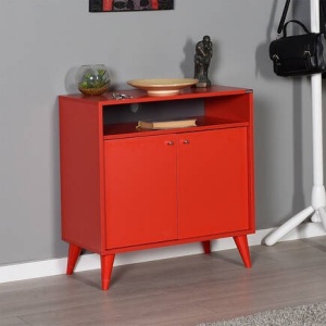 Dulap multifunctional, Shell wave, UnicUtil, Culoarea Rosu - Img 3