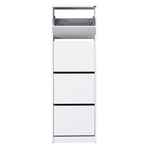 Dulap pentru pantofi, Shc 340, UnicUtil, Alb, Lățime: 51 cm, Înălțime: 157 cm, Adâncime: 26 cm - Img 5