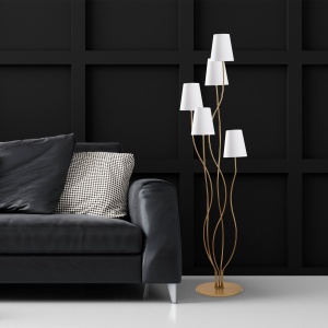 Lampadar, Echo drift, UnicUtil, Culoarea Auriu Alb - Img 1