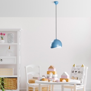 Lustra, Ember shade, UnicUtil, Culoarea Albastru Deschis - Img 1
