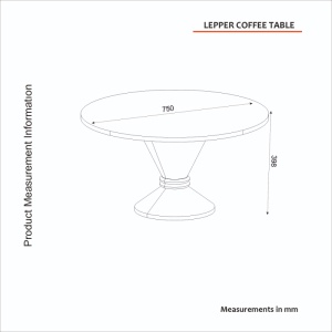 Masă de cafea, Lepper Traverten, UnicUtil, Travertin - Img 9