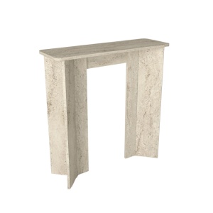 Masă decor, Mara Traverten Dresser, UnicUtil, Travertin, 90 cm - Img 10