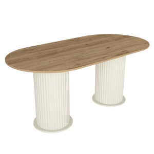 Masa dining, Compact Design, UnicUtil, Crem - Img 5