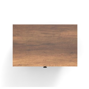 Noptiera cu sertare UnicUtil Nuc - Gri Antracit cu raft deschis 80 x 52 x 85 cm - Img 4