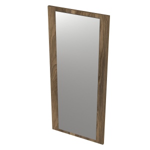 Oglinda de Perete, Minimal BrownReflection, UnicUtil, 44.8 x 18 x 105 cm, Maro, UUOGL04 - Img 6