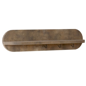 Raft de perete Bronz Patara 60x11x14 cm, PAL melaminat, Novion 2, UnicUtilY - Img 4
