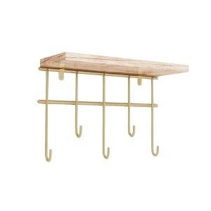 Raft perete, Modern Craft, UnicUtil, 27 x 20 x 10 cm, Auriu Maro - Img 2