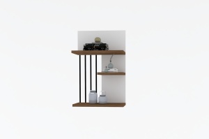 Rafturi perete, Strong Hold, UnicUtil, 40 x 60 x 21 cm, Alb Nuc - Img 1
