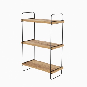 Rafturi perete, Timeless Design, UnicUtil, 40 x 66 x 20 cm, Pin - Img 2