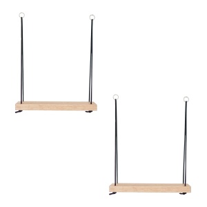 Set 2 Rafturi perete, Vintage Line, UnicUtil, 40 x 50 x 13 cm, Nuc - Img 2