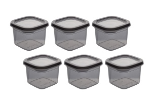 Set 6 recipiente alimentare , UnicUtil, Elegant Versatile, Antracit - Img 2