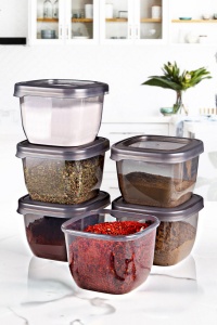 Set 6 recipiente alimentare , UnicUtil, Elegant Versatile, Antracit - Img 6