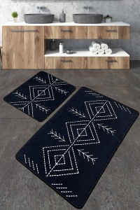 Set covorase baie 2 piese, Deluxe Soft, UnicUtil, Multicolor - Img 1