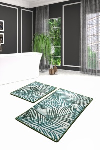 Set covorase baie 2 piese, Elegant Design, UnicUtil, Multicolor - Img 1