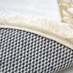 Set covorase baie 2 piese, Sophisticated Texture, UnicUtil, Cream - Img 3