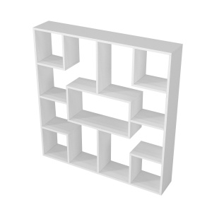 Biblioteca, Creative Structure, UnicUtil, 120 x 22 x 123.6 cm, Alb, UUBIB42 - Img 6