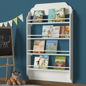 Biblioteca, Joy Organizer, UnicUtil, 80 x 12 x 132 cm, Alb, UUBIB38 - Img 2