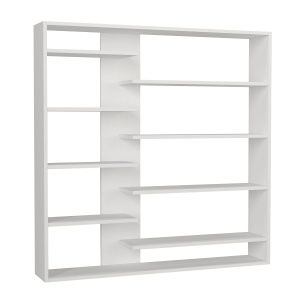 Biblioteca, Linear FlowPro, UnicUtil, 125 x 22 x 126 cm, Alb, UUBIB46 - Img 6