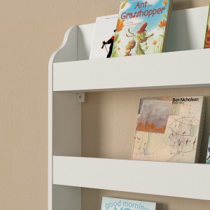 Bibliotecă, Tiny Tales, UnicUtil, 80 x 12 x 120 cm, Alb, UUBIB10 - Img 2