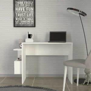 Birou, Sharp Focus, UnicUtil, 104.5 x 40 x 73.8 cm, Alb