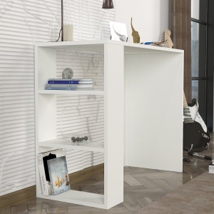 Birou Simplu, Design Modern, UnicUtil, 90 x 40 x 73.8 cm, Alb - Img 3