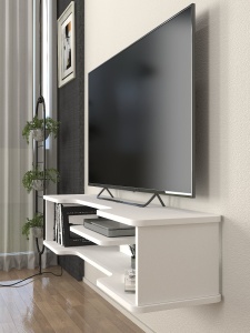 Comoda TV, Compact View, UnicUtil, Alb - Img 4