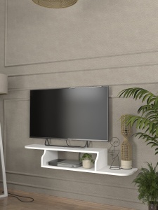 Comoda TV, Fresh Design, UnicUtil, Alb - Img 4