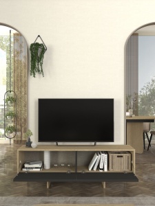 Comoda TV, Smart Balance, UnicUtil, Gri Crem - Img 3