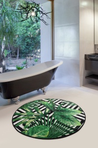 Covoras de baie, Chic Finish, 100 cm, UnicUtil, Multicolor