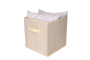 Cutie depozitare, Flex CreamBox, UnicUtil, 28 x 28 x 28 cm, Crem, UUORG13 - Img 2